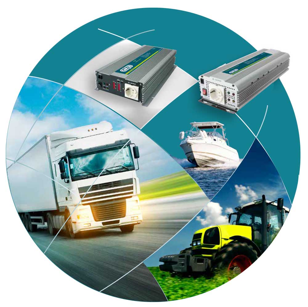 Power management for industrial, agricultural and marine applications